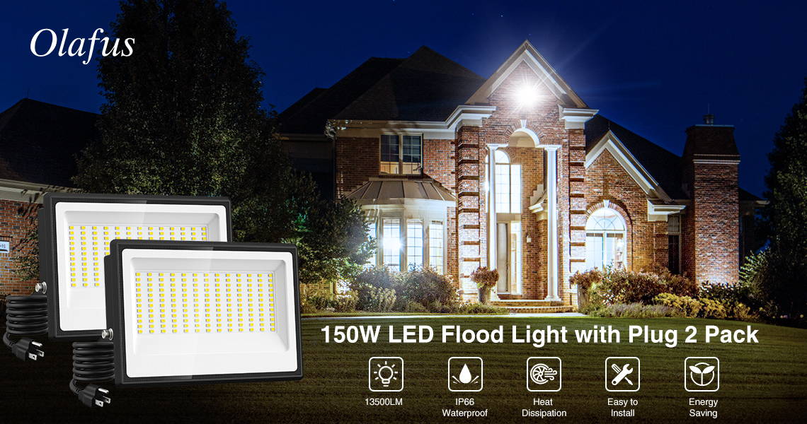Led flood light 150w ip66 on sale